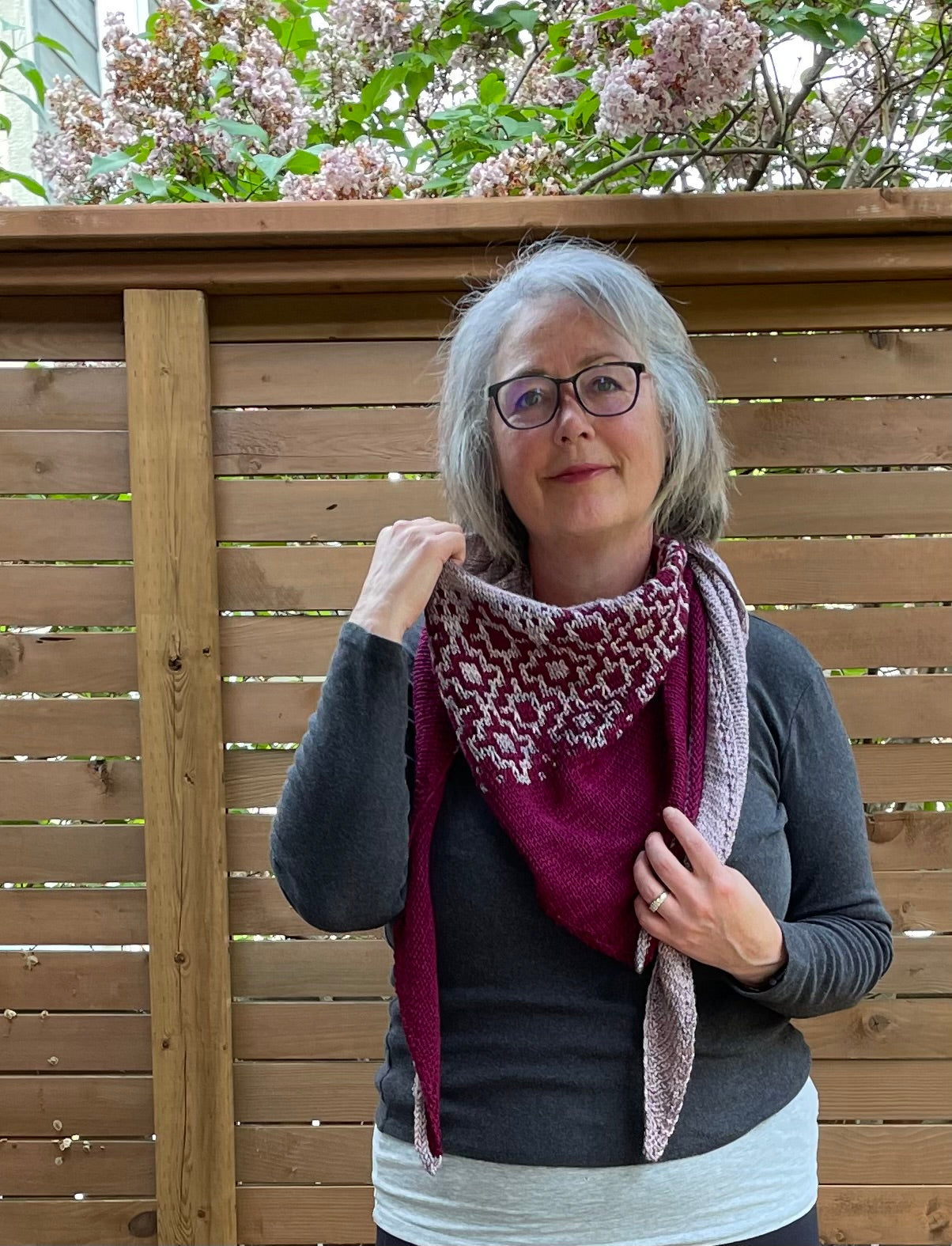 Cold Pale Moon Shawl